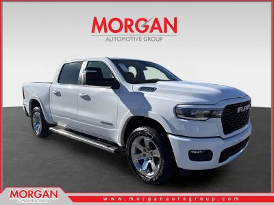 2026 Ram 1500 Big Horn/Lone Star in White — front three-quarter view