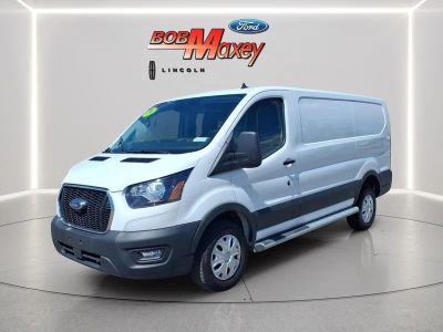2024 Ford Transit Base in Oxford White — front three-quarter view