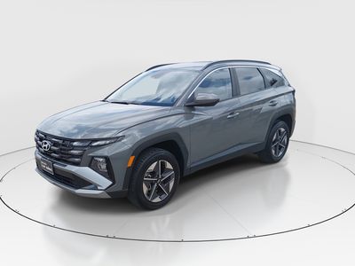 2026 Hyundai Tucson — rear three-quarter view