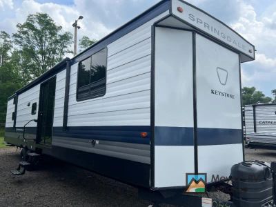2026 Keystone RV Springdale Villa 381BH — front three-quarter view