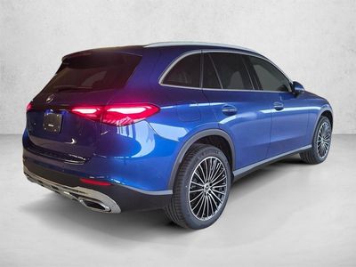 2026 Mercedes-Benz GLC 300 GLC 300 SUV in Starling Blue — front three-quarter view