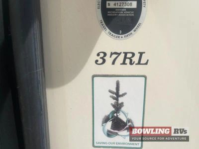 2017 Cedar Creek Silverback 37RL — engine compartment view