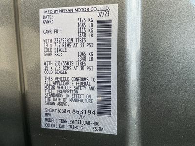 2023 Nissan Rogue — photo 26 view