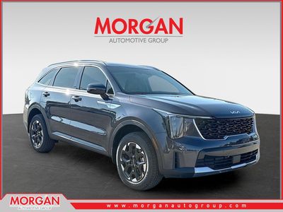 2026 Kia Sorento S in Panthera Metal — front three-quarter view