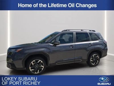2026 Subaru Forester Limited in Magnetite Gray Metallic — front three-quarter view