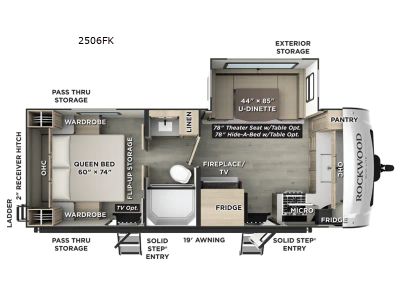 2027 Forest River RV Rockwood Mini Lite — side profile view
