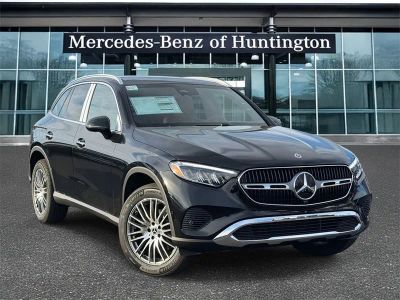 2026 Mercedes-Benz GLC 300 in Obsidian Black Metallic — front three-quarter view