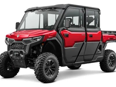 2026 CFMOTO UFORCE U10 XL Pro Highland in Bordeaux Red — front three-quarter view