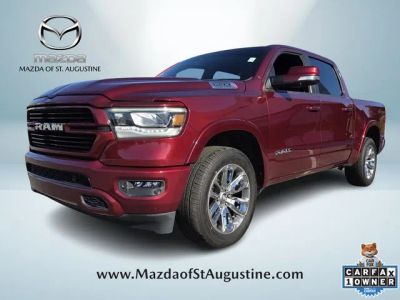 2022 Ram 1500 Laramie in Red — front three-quarter view