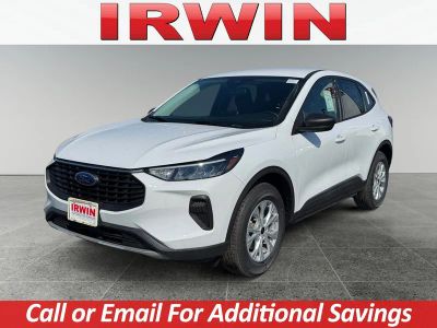 2026 Ford Escape Active in White — front three-quarter view