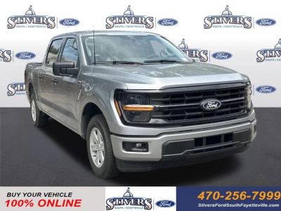2026 Ford F-150 XLT in Silver — front three-quarter view