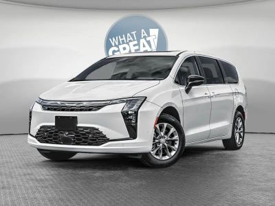 2027 Chrysler Pacifica PACIFICA SELECT AWD in Bright White Clear-Coat Exterior Paint — front three-quarter view