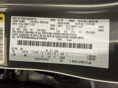 2025 Ford Ranger XL Truck EcoBoost I4 GTDi DOHC Turbocharged VCT - Photo 15