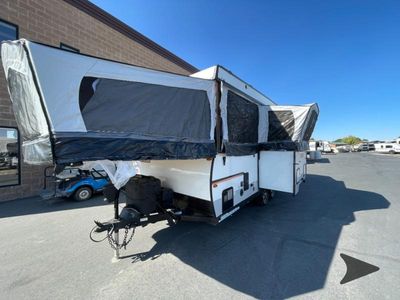 2022 Forest River RV Rockwood Premier — rear three-quarter view