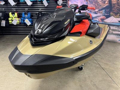 2025 Sea-Doo RXP-X 325 Tech, BRP Premium A, iBR Metallic Tan / Lava Red - Photo 2