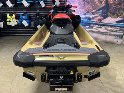 2025 Sea-Doo RXP-X 325 Tech, BRP Premium A, iBR Metallic Tan / Lava Red - Photo 6