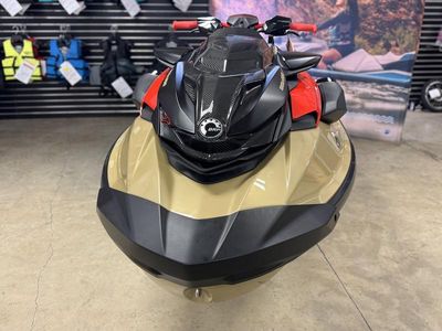 2025 Sea-Doo RXP-X 325 Tech, BRP Premium A, iBR Metallic Tan / Lava Red - Photo 3
