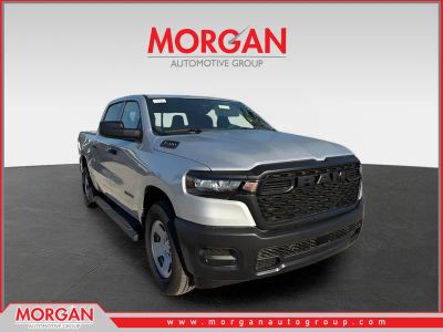 2026 Ram 1500 Tradesman in Silver Zynith — front three-quarter view