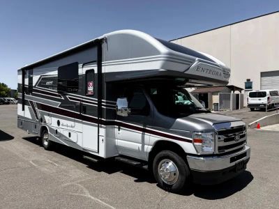 2027 Entegra ODYSSEY — front three-quarter view