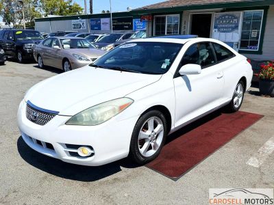2007 Toyota Camry Solara in White — front three-quarter view