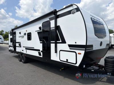 2027 Forest River Surveyor Legend — rear three-quarter view