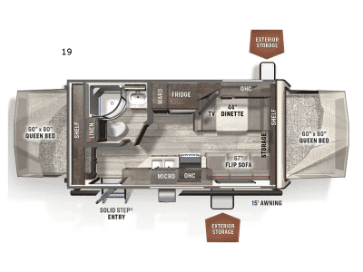2022 Forest River RV Rockwood Roo — side profile view