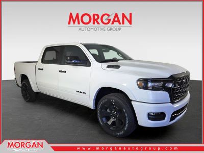 2026 Ram 1500 Big Horn/Lone Star in White — front three-quarter view