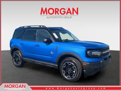 2025 Ford Bronco Sport Outer Banks in Blue — front three-quarter view