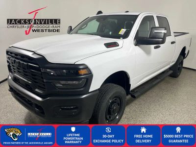 2026 RAM 2500 Tradesman in Bright White Clear-Coat Exterior Paint — front three-quarter view