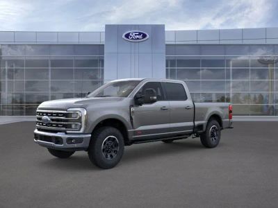 2026 Ford F-250 in M7 Gray — front three-quarter view