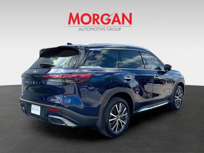 2023 INFINITI QX60 — rear three-quarter view