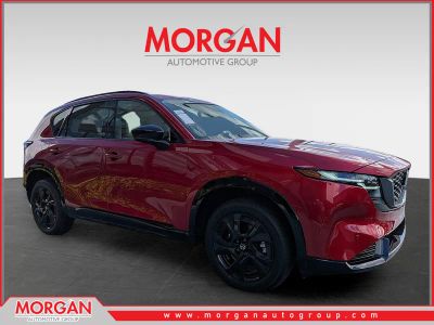 2026 Mazda CX-5 2.5 S Premium in Red — front three-quarter view