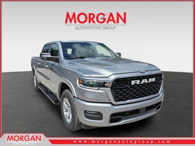 2026 Ram 1500 Big Horn in Billet Silver Metallic Clearcoat — front three-quarter view