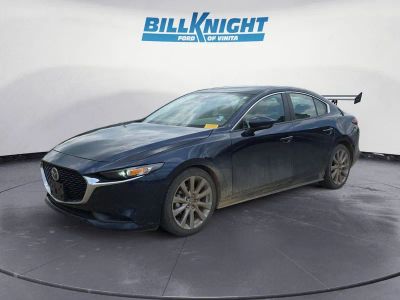 2020 Mazda Mazda3 Select in Deep Crystal Blue Mica — front three-quarter view