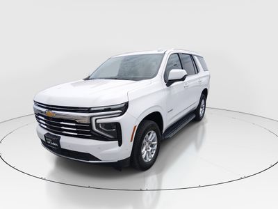 2025 Chevrolet Tahoe — rear three-quarter view
