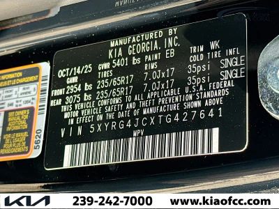 2026 Kia Sorento — photo 40 view