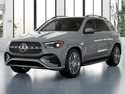 2026 Mercedes-Benz GLE 350 in MANUFAKTUR Alpine Grey — front three-quarter view