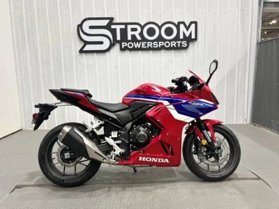 2025 Honda® CBR500R — front three-quarter view