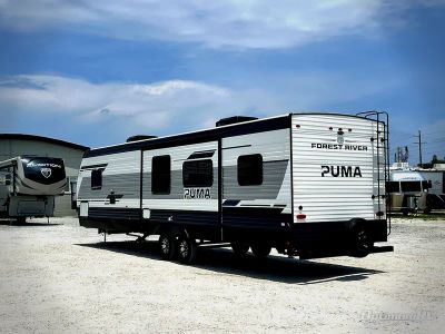 2027 Forest River Puma — rear three-quarter view