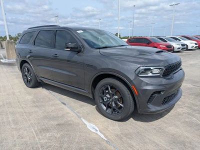 2026 Dodge Durango GT Plus HEMI V8 in Vapor Gray Exterior Paint — front three-quarter view