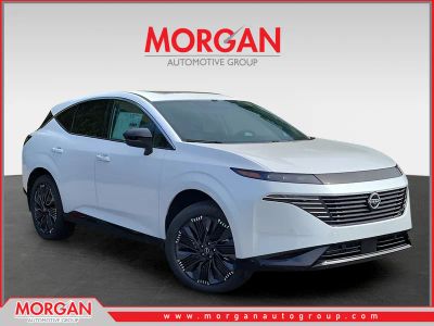2026 Nissan Murano Platinum in White — front three-quarter view