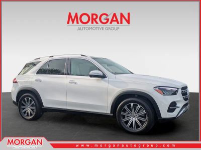2026 Mercedes-Benz GLE 450e in White — front three-quarter view