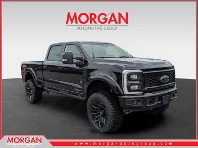 2026 Ford F-250SD XLT BLACK WIDOW in Black — front three-quarter view