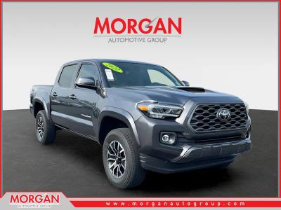 2022 Toyota Tacoma TRD Sport in Gray — front three-quarter view