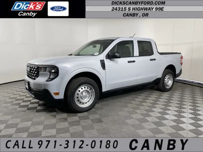 2026 Ford Maverick XL in Space White Metallic — front three-quarter view