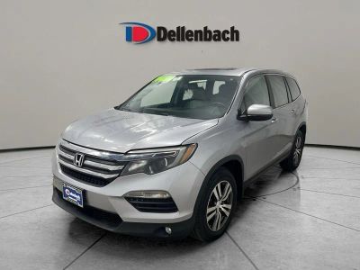 2016 Honda Pilot EX-L in Silver — front three-quarter view