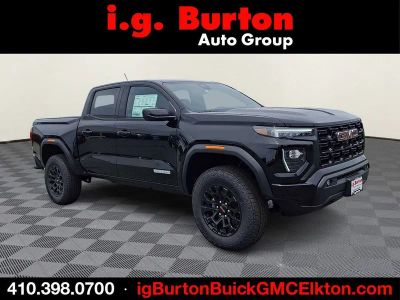 2026 GMC Canyon Elevation in Onyx Black — front three-quarter view