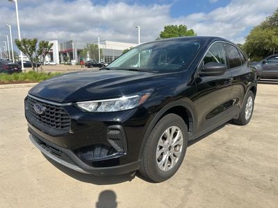 2024 Ford Escape Active in Black — front three-quarter view