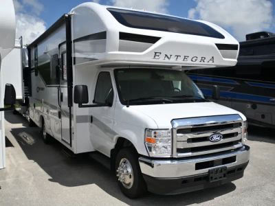 2027 Entegra ODYSSEY — front three-quarter view
