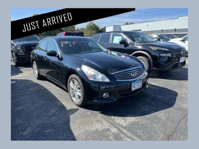 2012 INFINITI G37 X in Black Obsidian — front three-quarter view